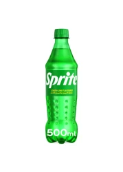 Sprite Regular Lemon Lime Flavoured Carbonated Soft Drink Pet 500ml