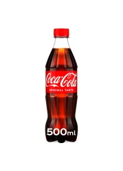 Coca-Cola Original Taste Carbonated Soft Drink Pet 500ml