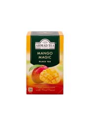 Ahmad Tea Mango Magic Flavoured Black Tea with Fruit Pieces Tea Bags 20 Tea Bags