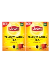 Lipton Yellow Label Loose Black Tea 400g Pack of 2
