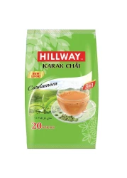 Hillway Karak Chai 3-in-1 Cardamom Flavour Sticks 20 Sachet