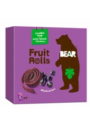 Bear No Added Sugar Blackcurrant Flavour Fruit Roll, 20g Pack of 5
