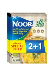 Noor Spring Vegetable Noodle Soup, 60g Pack of 4