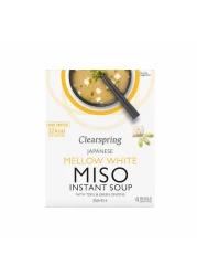 Clearspring Japanese Mellow White Miso Instant Soup 10g Pack of 4