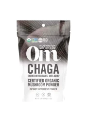 OM Chaga Organic Mushroom Powder Dietary Supplement 100g