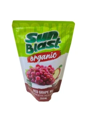 Sunblast No Added Sugar Organic Red Grape Mix Juice 200ml
