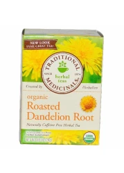 Traditional Medicinals Organic Roasted Dandelion Root 16 Tea Bags