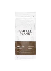 Coffee Planet Organic Whole Bean Medium Roast Coffee Beans, 250g