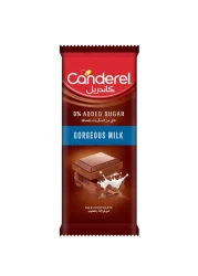 Canderel Gorgeous No Added Sugar Milk Chocolate Bar, 100g