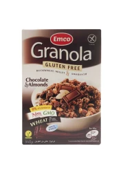 Emco Gluten Free Chocolate And Almonds Granola 340g