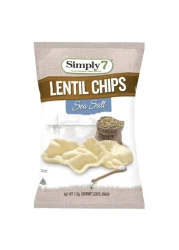 Simply 7 Sea Salt Flavoured Lentil Chips, 113g