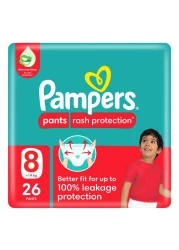 Pampers Rash Protection Pants Size 8 19kg+ Mega Pack 26 Pants