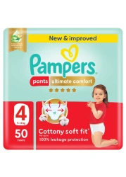 Pampers Ultimate Comfort Diaper Pants Size 4 9-14kg 50 Pants