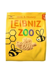 Bahlsen Leibniz Zoo Milk and Honey Biscuits, 100g