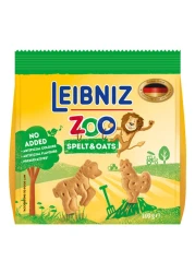 Bahlsen Leibniz Zoo Spelt and Oats Biscuits, 100g