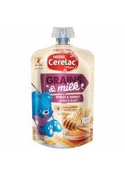Nestle Cerelac Grains and Milk with Wheat and Honey, from 6 Months, 110g