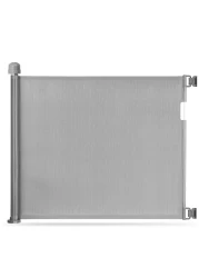Baby Safe Retractable Mesh Gate - Grey