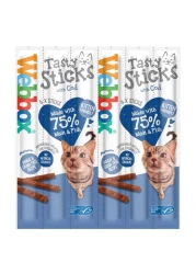 Webbox Cod With Testy Cat Sticks 30g