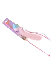 Les Filous Plush Ball Wand Toy For Cats