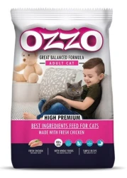 OZZO High Premium Adult Cat Dry Food &ndash; Fresh Chicken, Complete &amp; Balanced Diet for Overall Health 4 Kg