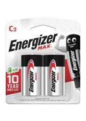 Energizer Max C Alkaline Batteries (E932)- Pack of 2