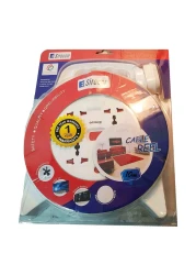 Sirocco 4-Way Power Extension Socket W3005S White 10m