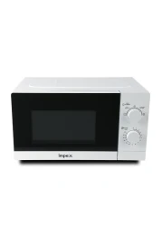 Impex 20L Microwave Oven - 700W Power, 5 Power Levels, 1100W Consumption, 2-Year Warranty, 50Hz/60Hz Frequency, Efficient Cooking Appliance with 20 Liters Capacity - MO 8101A