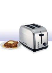 Black+Decker Stainless Steel Toaster 1050W ET222-B5 Silver