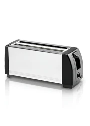 4 Slice Bread Toaster with Extra Wide Slots Stainless Steel Toaster with Dual Independent Controls, Adjustable Browning Settings &amp; High-Lift Lever Perfect for Toast, Bagels, and Waffles