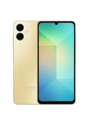 سامسونغ غلاكسي A06 هاتف ثنائي الشريحة 4 غيغابايت رام، 64 غيغابايت 4 جي - ذهبي