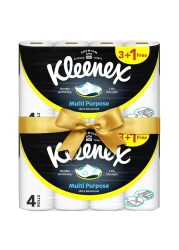 Kleenex Multi Purpose Kitchen Paper Towel 2 Ply 90 Sheets, 8 Rolls