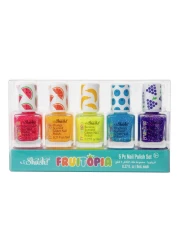 بينكا شوش! فروتوبيا مجموعة طلاء الأظافر المائي 8 ملل 5 قطع