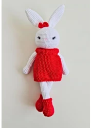 Handcrafted Heirloom Crochet Doll: Elegantly Designed Amigurumi Masterpiece, Lovingly Handmade from Luxurious Materials, a Treasured Keepsake for Connoisseurs and Cherished Gift 100% Cotton