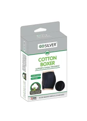 Go Silver Men Boxer Black, Size: 42/44