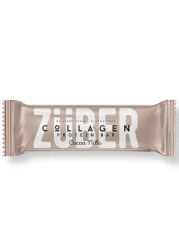 Zuber No Added Sugar Collagen Protein Bar Cocoa Nibs 35g