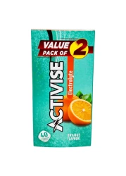 Activise Electrolyte Effervescent Tablets 20 Effervescent Tablets Orange Flavour Pack of 2