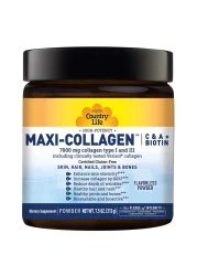 Country Life Collagen+Biotin Powder Dietary Supplement 213g