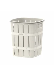 Cosmoplast Cedargrain Laundry Bin Off White 33L
