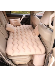 Generic-Car Inflatable Bed Air Mattress Universal Car Seat Bed Outdoor Camping Sleeping Pad Cushion Mat with 2 Air Pillows