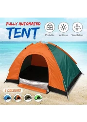 Camping Tent for 3-4 Person, Easy Instant Pop Up Tent Automatic Tent, Assorted Color