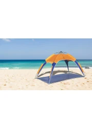 Supreme Auto Beach Shelter Dome Tent Orange