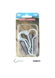 GTT Hook And Anchors TS-G897 Silver Pack of 10