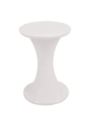 Cosmoplast Round Stool White 33x48cm