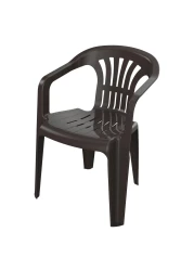 Cosmoplast Dutchess Chair Dark Brown 57x56x75cm