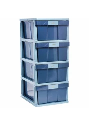 Lion Star Capela Four Storage Drawer Blue