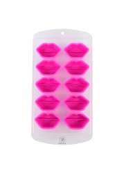 PP and TPR 10 Section Lip Shape Ice Tray