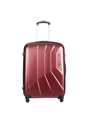 Carlton Padington 4 Wheel Hard Casing Medium Luggage Trolley 68cm Red