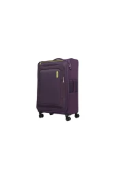 American Tourister Duncan Spinner 2 Wheel Luggage Trolley Purple 83cm