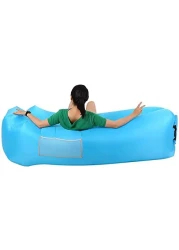 Portable Inflatable Air Bed Sofa Outdoor Beach Camping Sleeping Bag Couch Lounger Chair Sleeping Bag Air Chair for Travelling, Camping, Hiking and Beach Parties