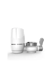 Water Filter for Faucet, Home Tap Water Filtration Syste Water Purifier - Tap Water Filter Reduces Lead, Chlorine, Bad Odor &amp; Impurities down to 0.1&mu;m, (White)